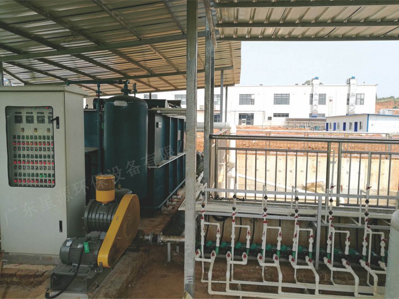 污水处理一体化设备日处理量300t的食品-广东水处理设备